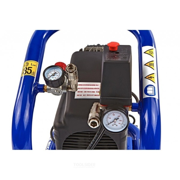 Výkonný, kompaktní, tichý, vzduchový kompresor, 15 barů, 3 l, 62 db, 0,6 kW, 85 l./min., 230 V, MICHELIN COLIBRI 110